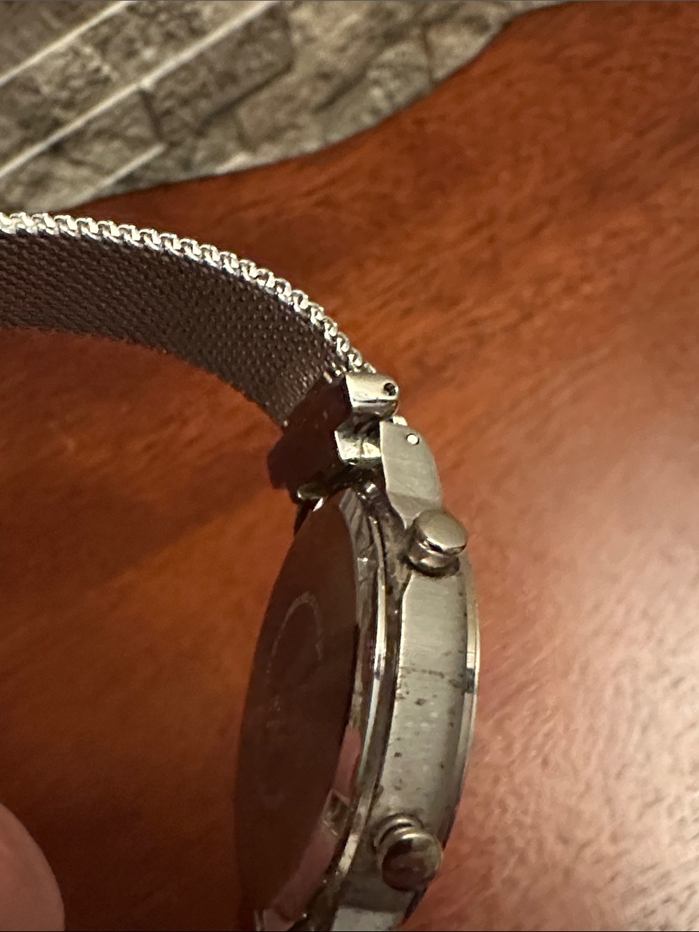 Skagen Men’s Silver Stainless Steel Mesh Watch - White Dial - Picture 8 of 12